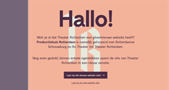 Desktop Screenshot of productiehuisrotterdam.nl